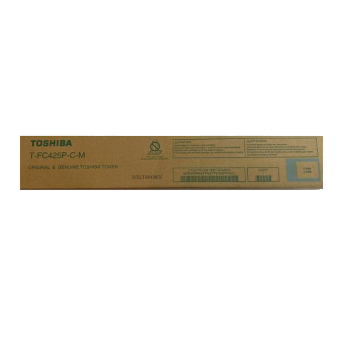 Toshiba Original and Genuine Toner TFC425 Cyan
