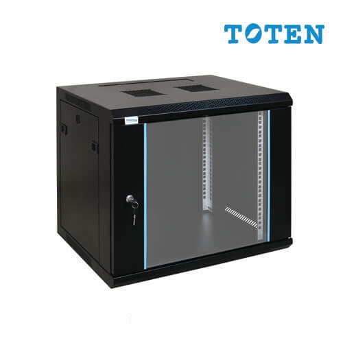 Toten 9U 600 X 600 Wall Mount Cabinet Double Section