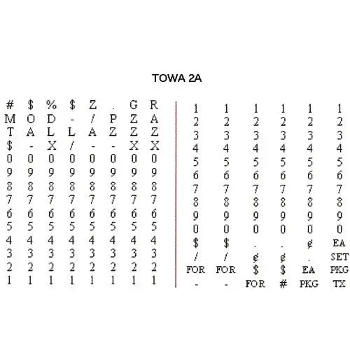 Towa Samurai GL Price Gun Two Line
