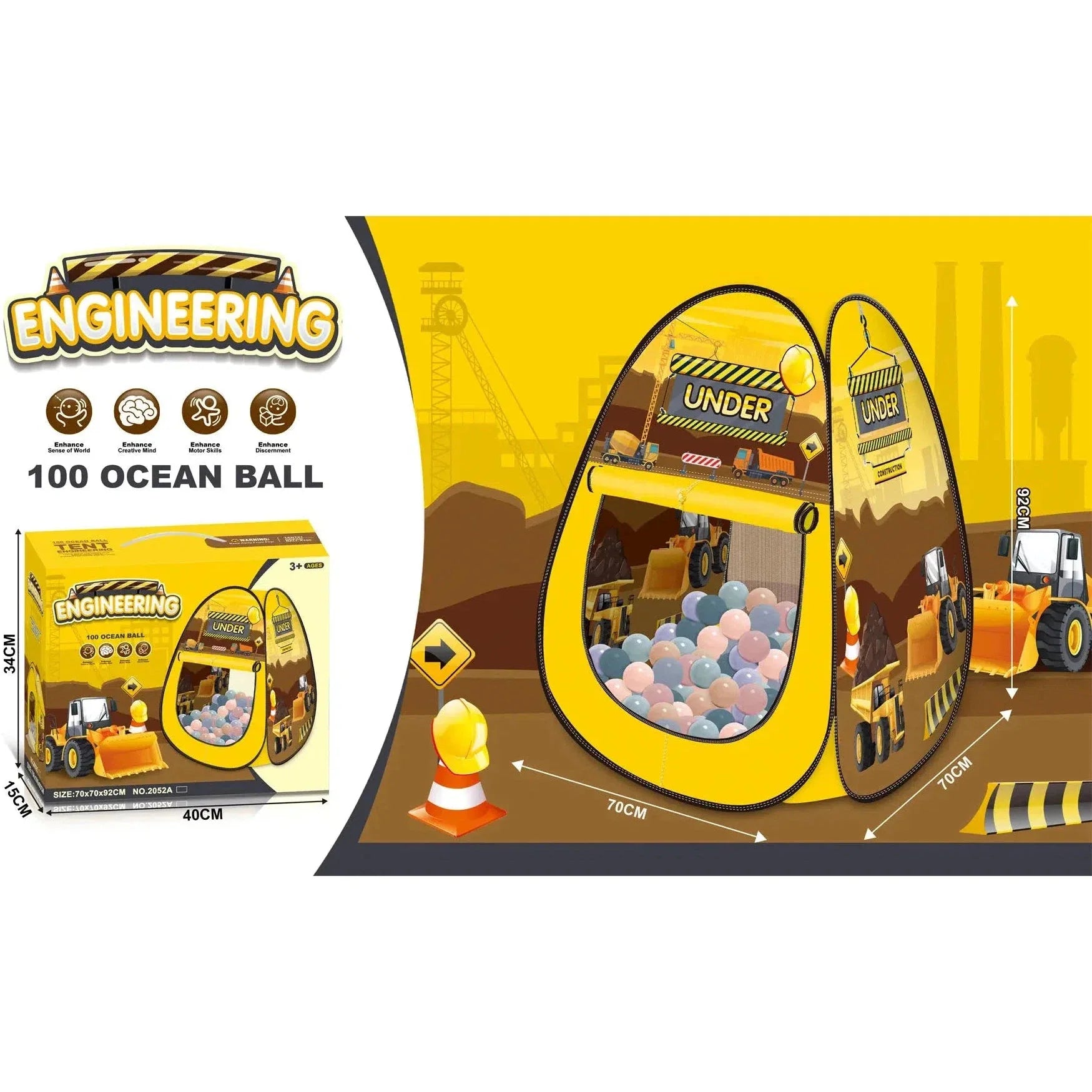 Toy Tent Color Box-2052A