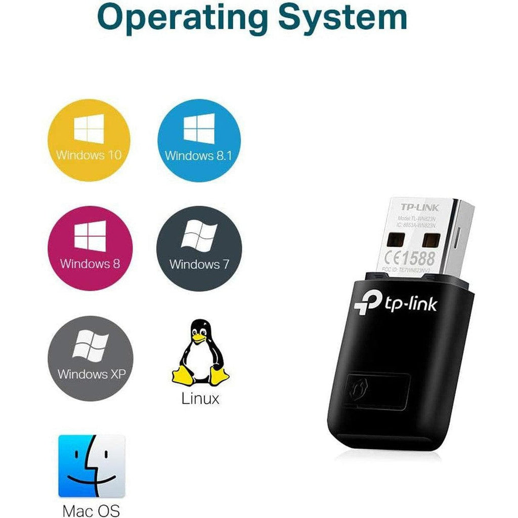 Tp Link 300Mbps Wifi Usb Mini Adapter Tl Wn823N