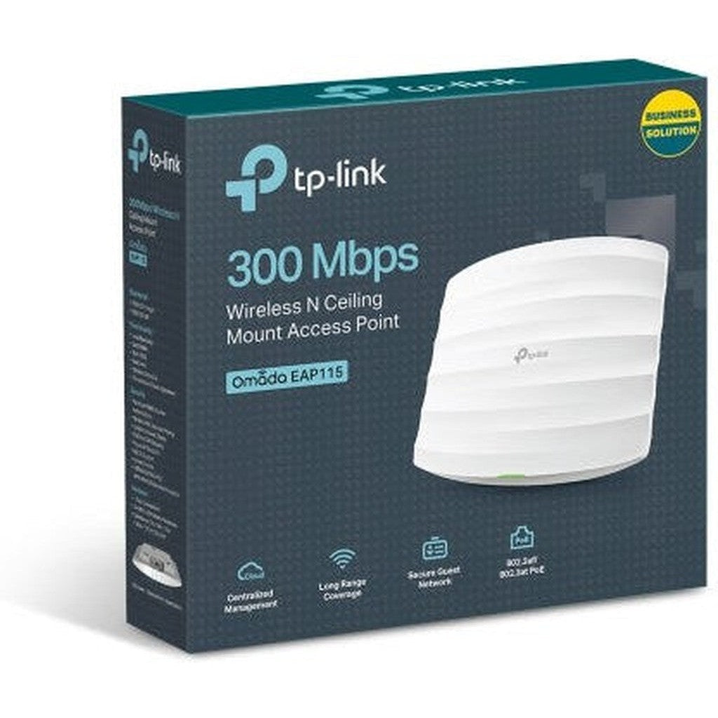 Tp-Link Eap115 N300Mbps Wireless N Ceiling Mount Access Point