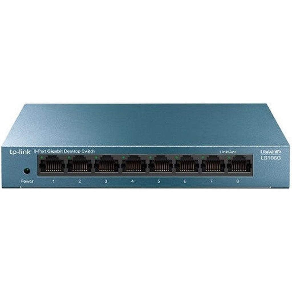 Tp-Link Ls108G 8-Port 10/100/1000Mbps Desktop Network Switch