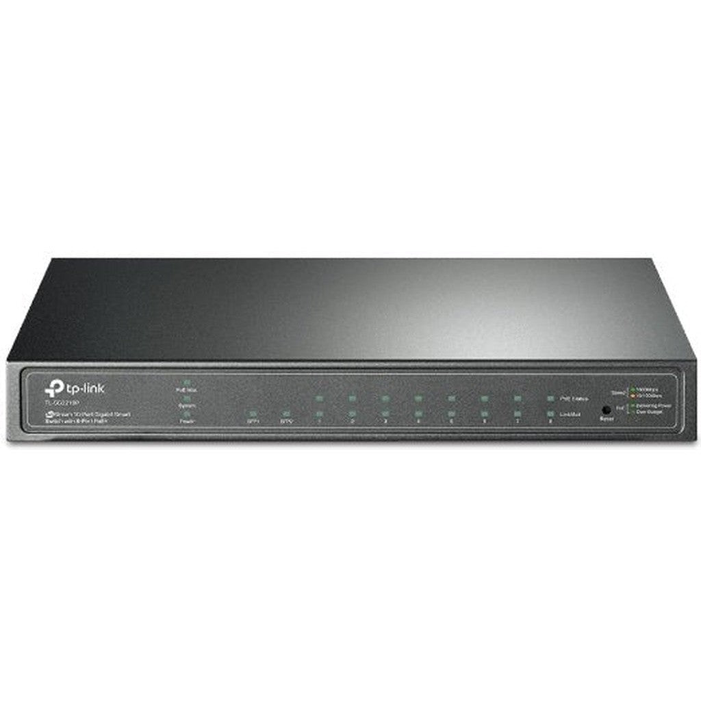 Tp-Link Tl-Sg2210P Jetstream 10-Port Gigabit Smart Switch With 8-Port Poe+