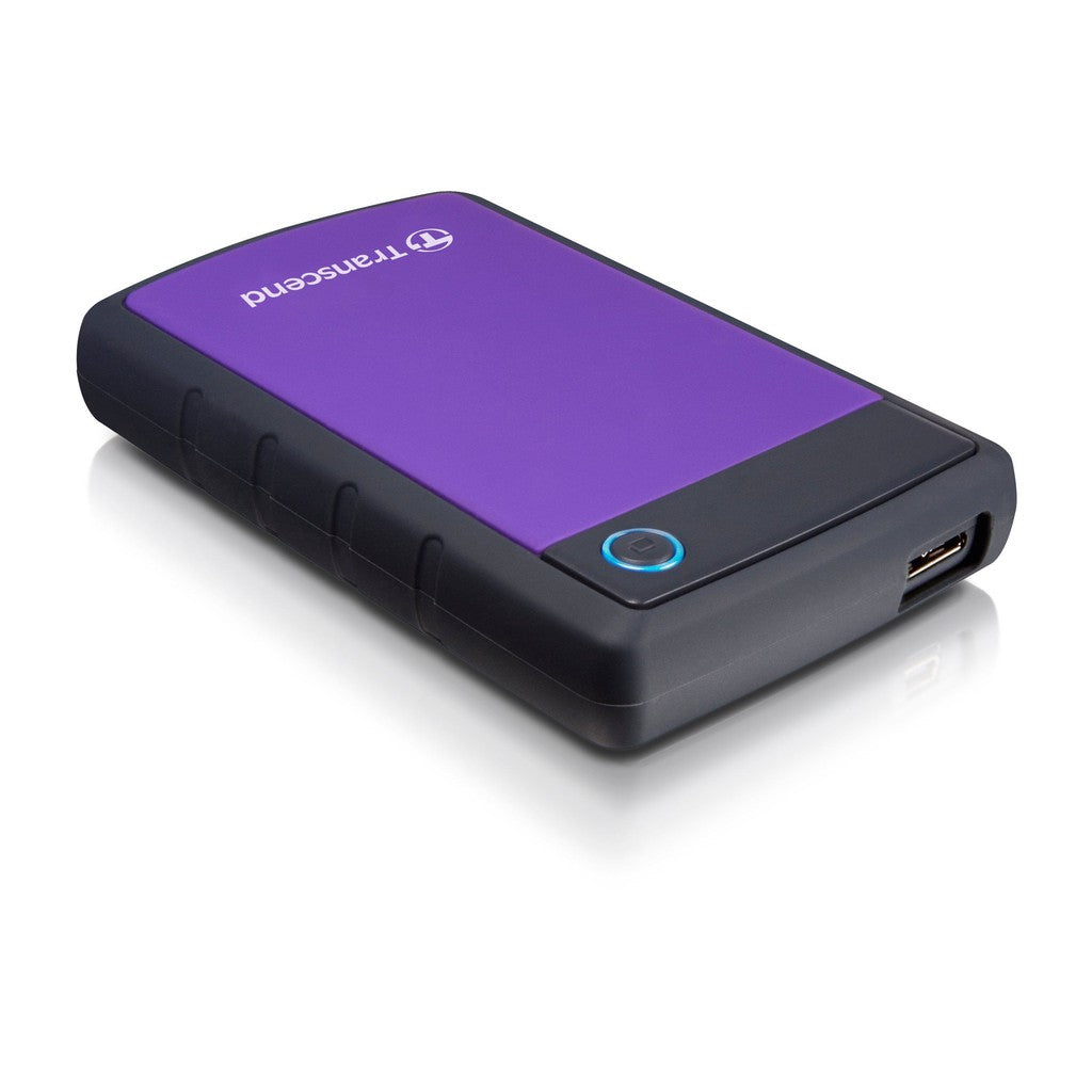 Transcend 2 TB StoreJet 25H3 Supreme Shock-Resistant -Portable HDD - Purple