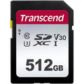 Transcend 512GB 300S(SD Card), Memory Card, SD Card, U3, V30, 4K UHD, Up to 100/55 MB/s - TS512GSDC300S