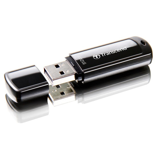 Transcend 512GB JetFlash 700 USB 3.1 Flash Drive Black