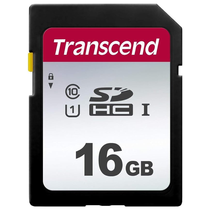 Transcend TS16GSDC300S 16GB UHS-I U1 SD Memory Card