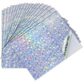 Transparent Holographic PET Vinyl Sticker Paper – Diamond/ A4/ 20 Sheets