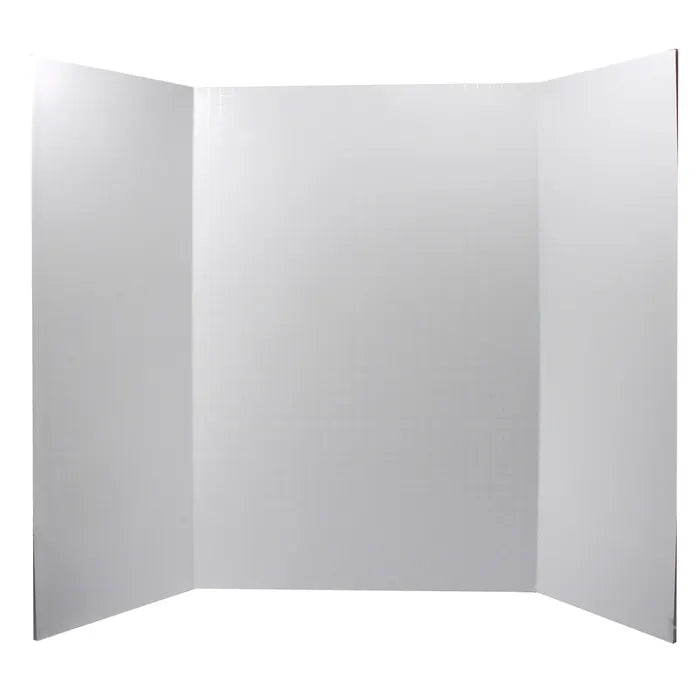Tri-Fold Display Foam Board A3 White