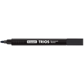 Luxor- Permanent Marker Trios Black (1-2Mm) Packet Of 12