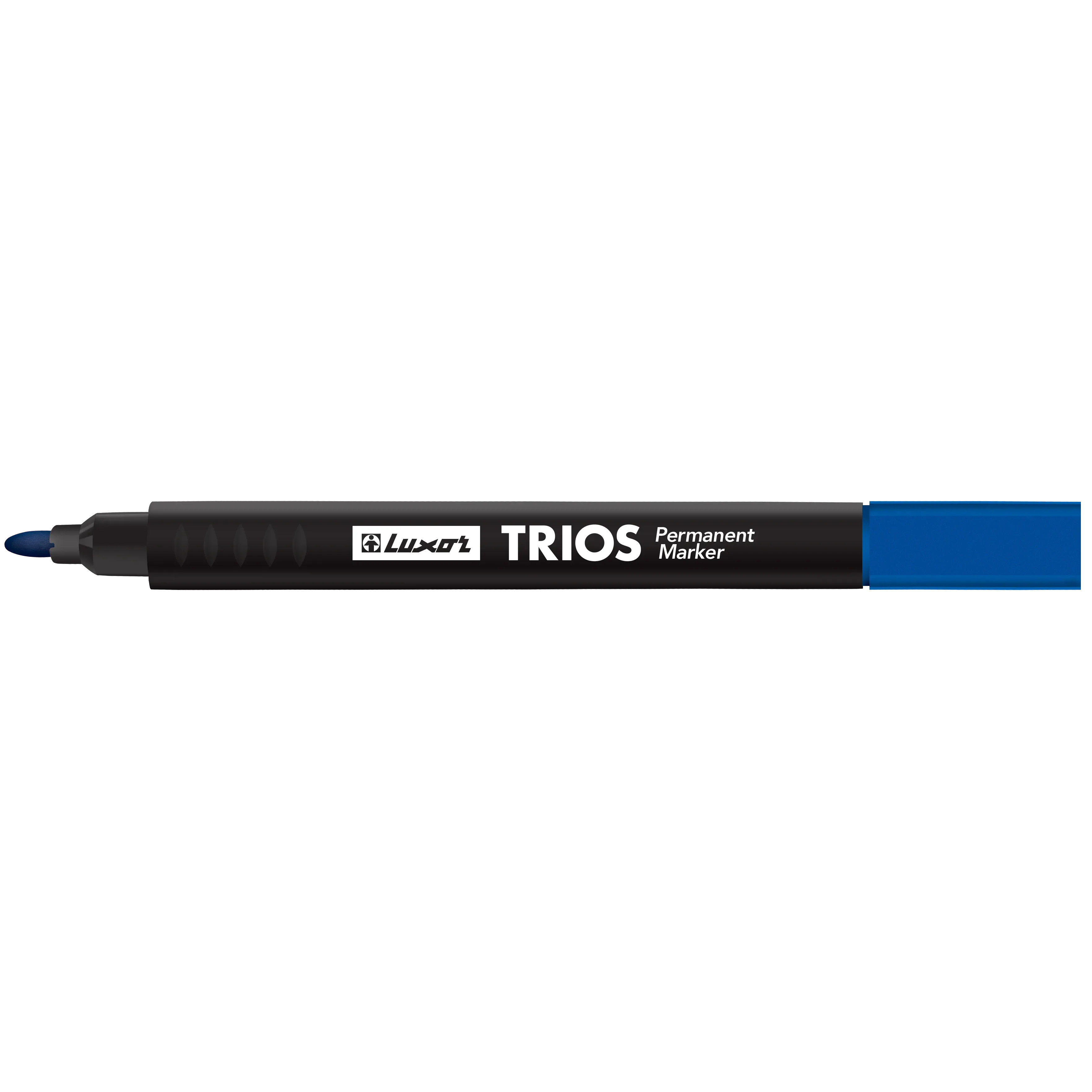 Luxor- Permanent Marker Trios Blue (1-2Mm) Packet Of 12