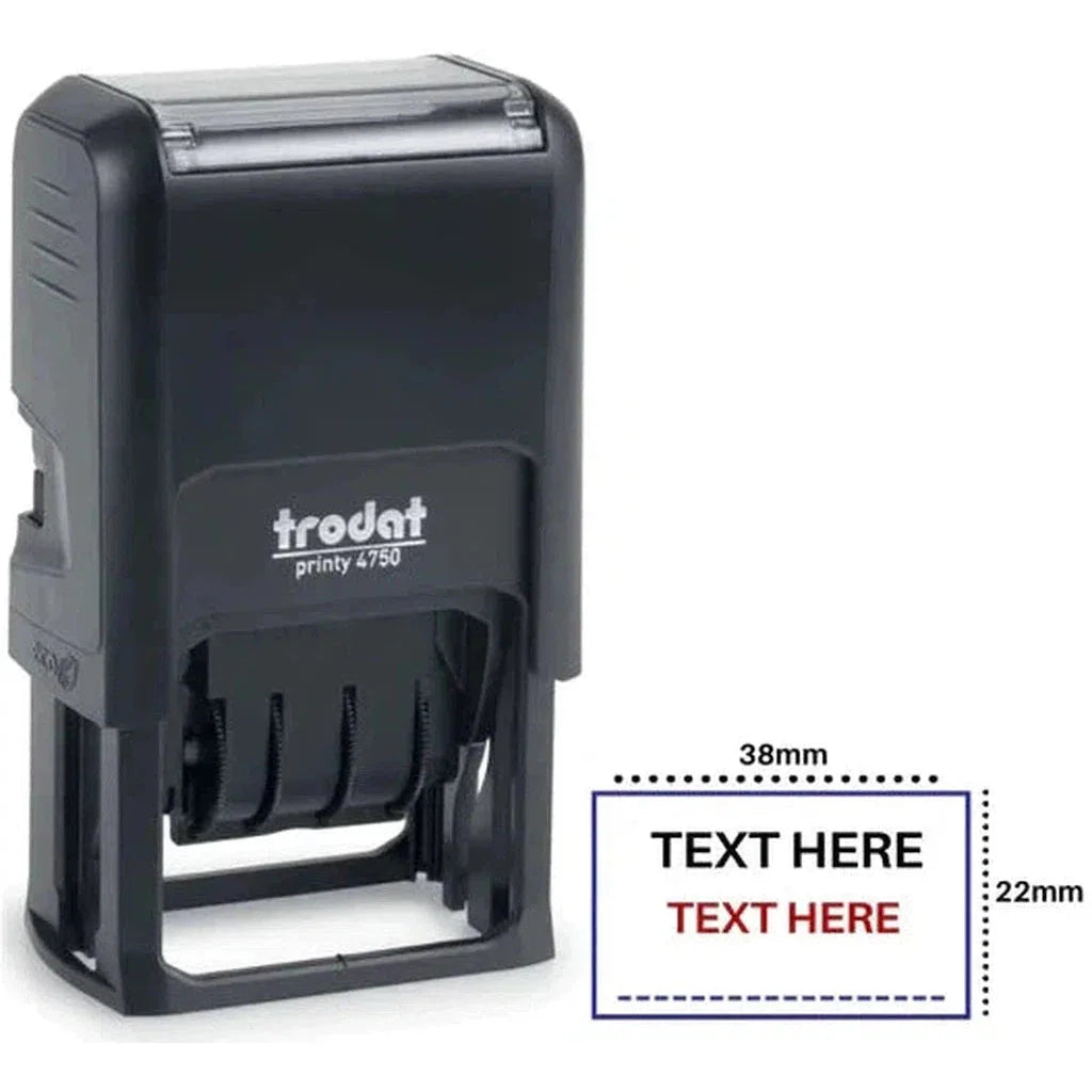 Trodat 4750 Customized Stamp (38 X 22Mm)