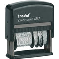 Trodat 4817 Date Stamp With 12 Changeable Messages - Blue