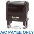 Trodat Printy 4911 Stamp "A-C Payee Only" - Blue