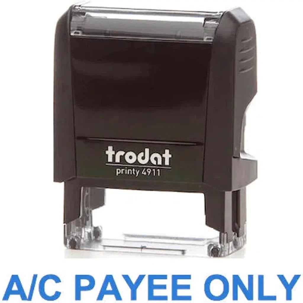 Trodat Printy 4911 Stamp "A-C Payee Only" - Blue