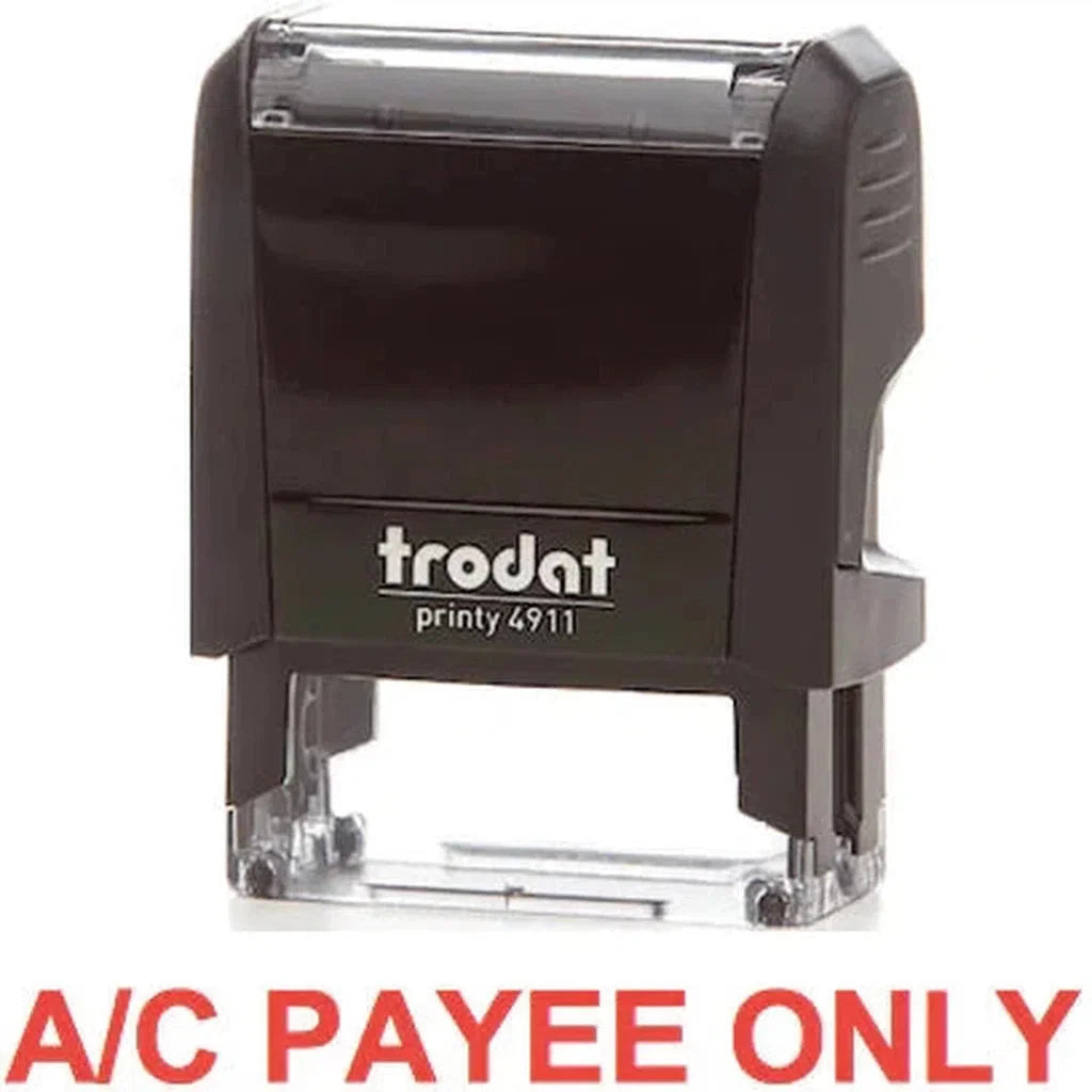 Trodat Printy 4911 Stamp "A-C Payee Only" - Red