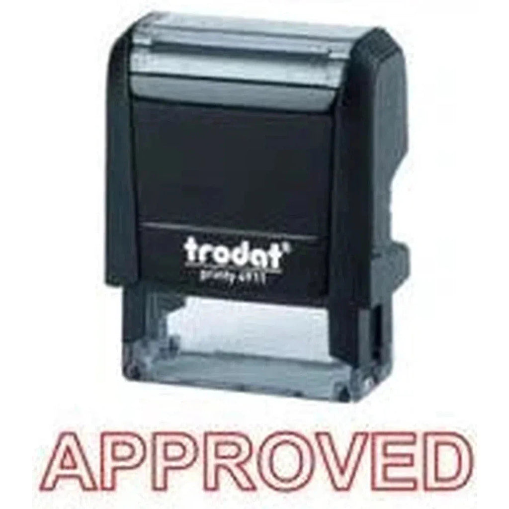 Trodat Printy 4911 Stamp "Approved" - Red