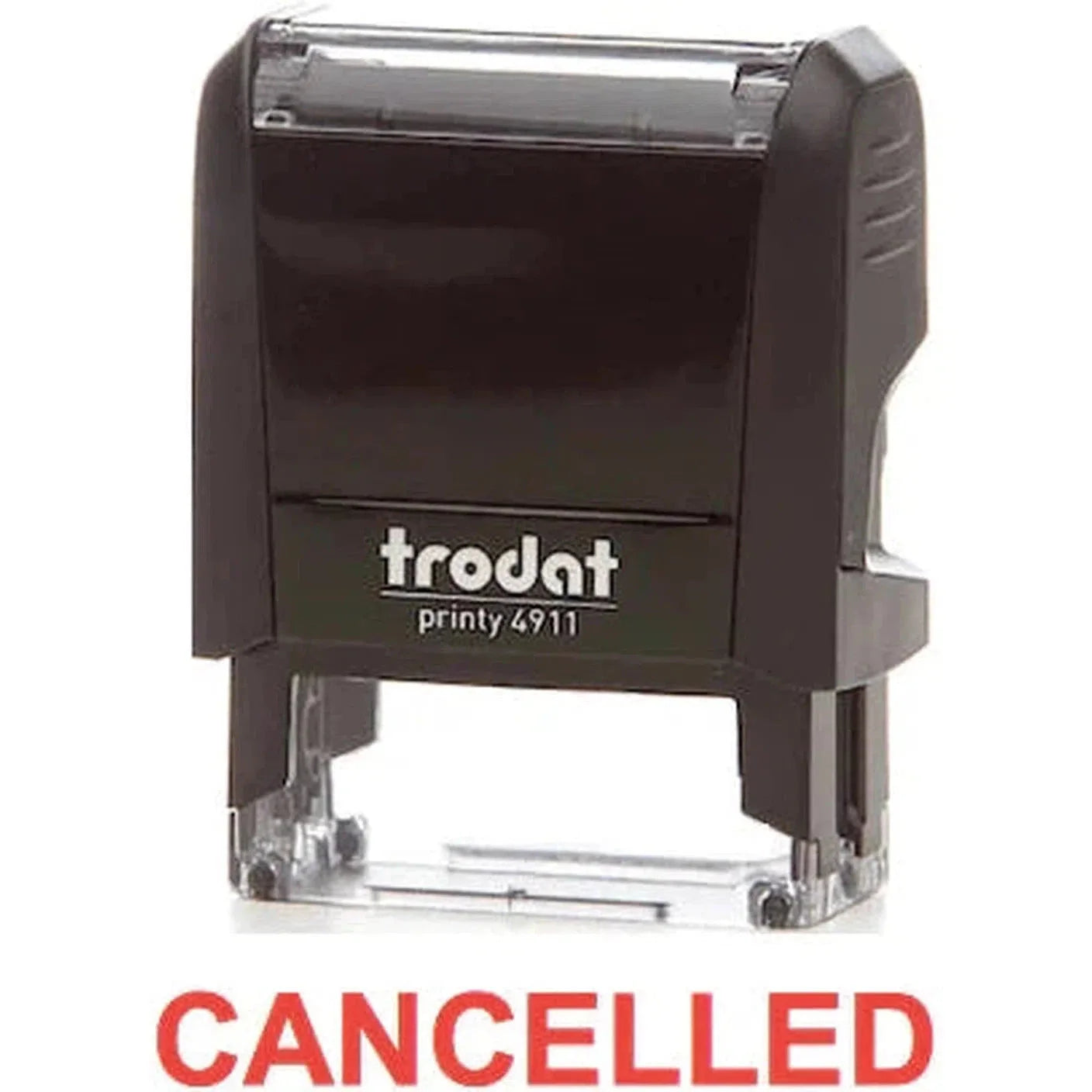 Trodat Printy 4911 Stamp "Cancelled" - Red