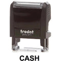 Trodat Printy 4911 Stamp "Cash" - Black