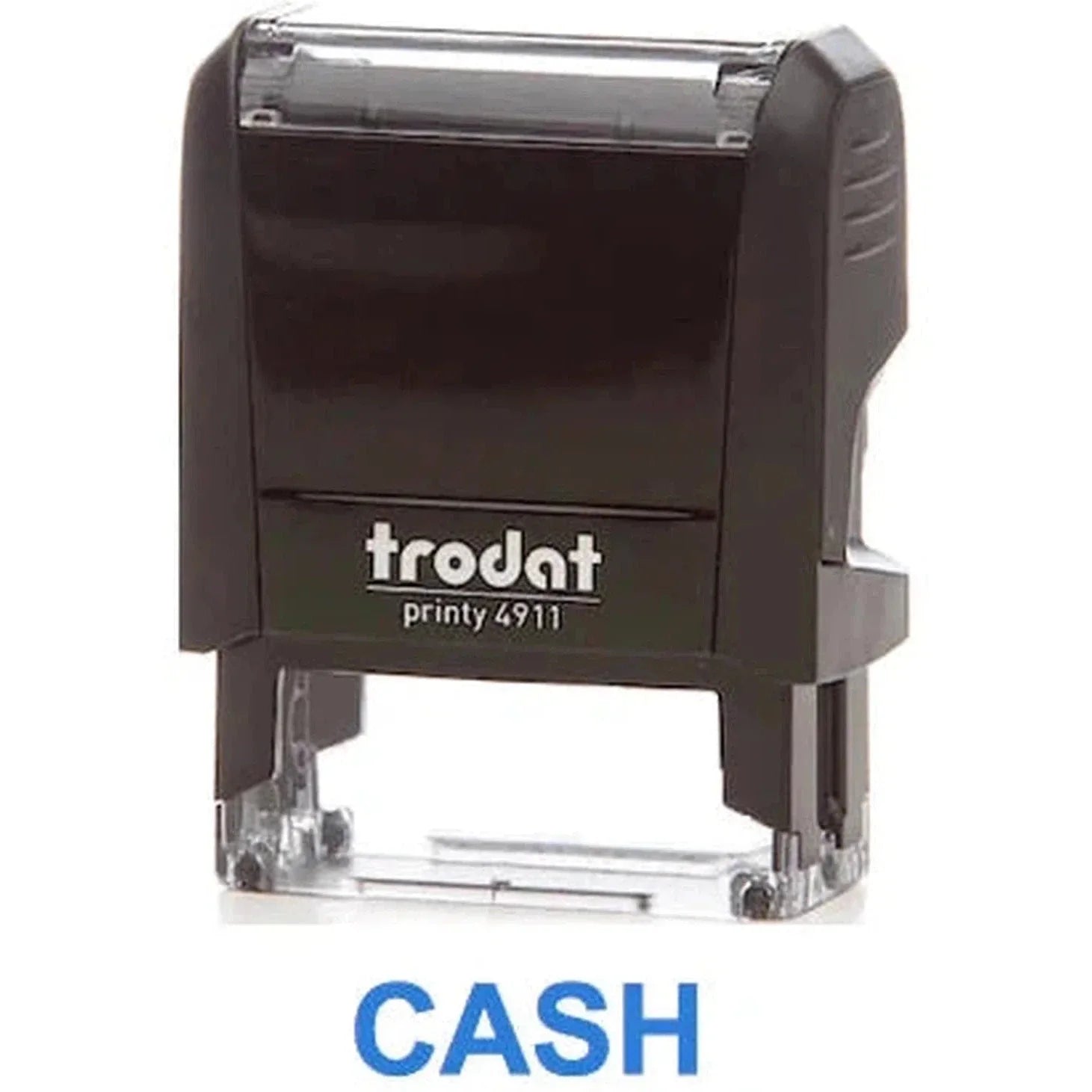 Trodat Printy 4911 Stamp "Cash" - Blue