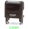 Trodat Printy 4911 Stamp "Cash" - Green