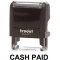 Trodat Printy 4911 Stamp "Cash Paid" - Black