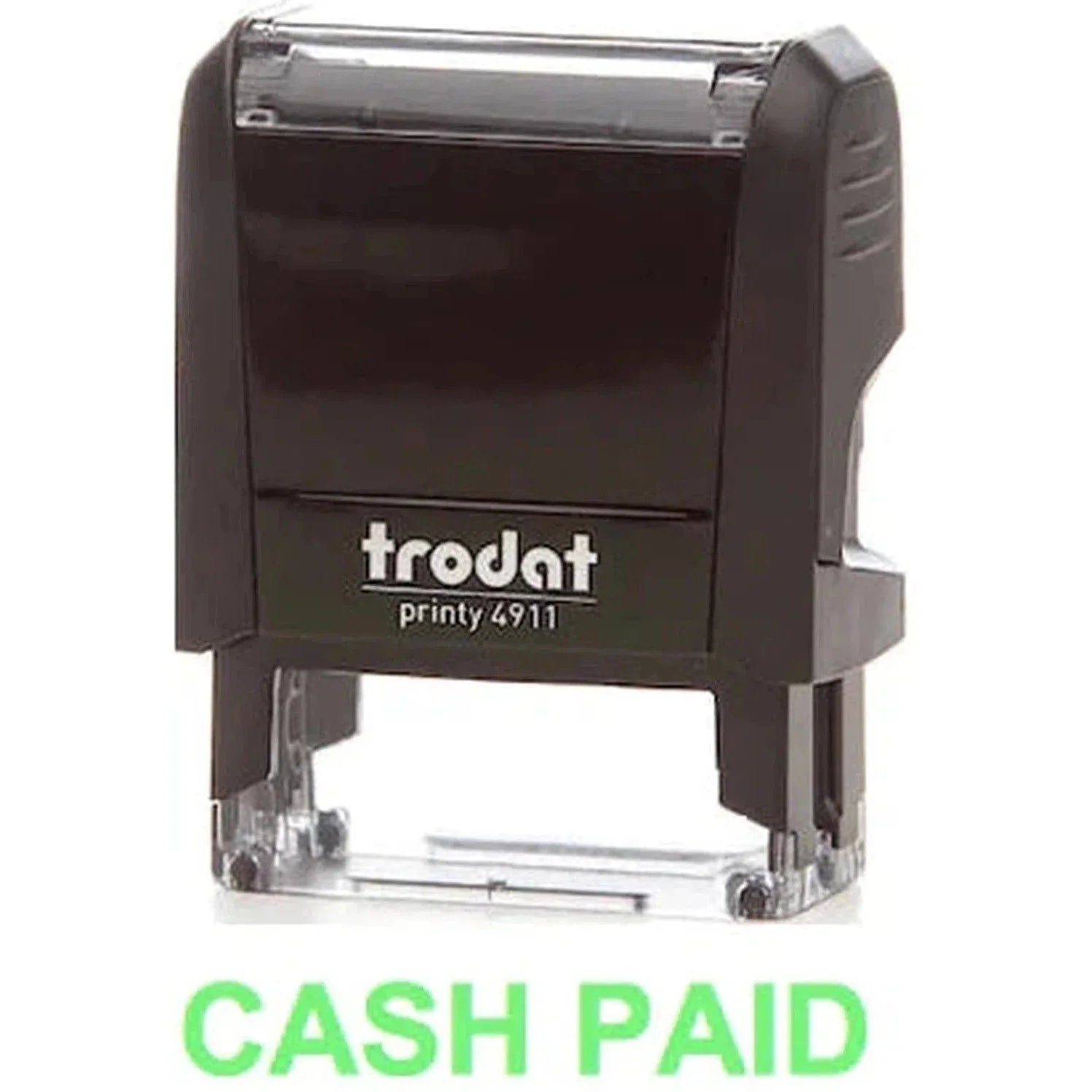 Trodat Printy 4911 Stamp "Cash Paid" - Green