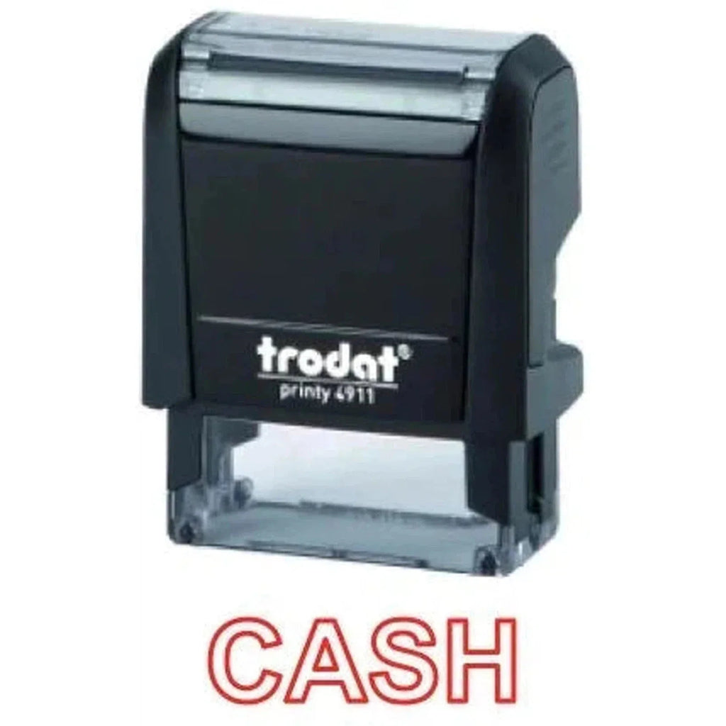 Trodat Printy 4911 Stamp "Cash" - Red