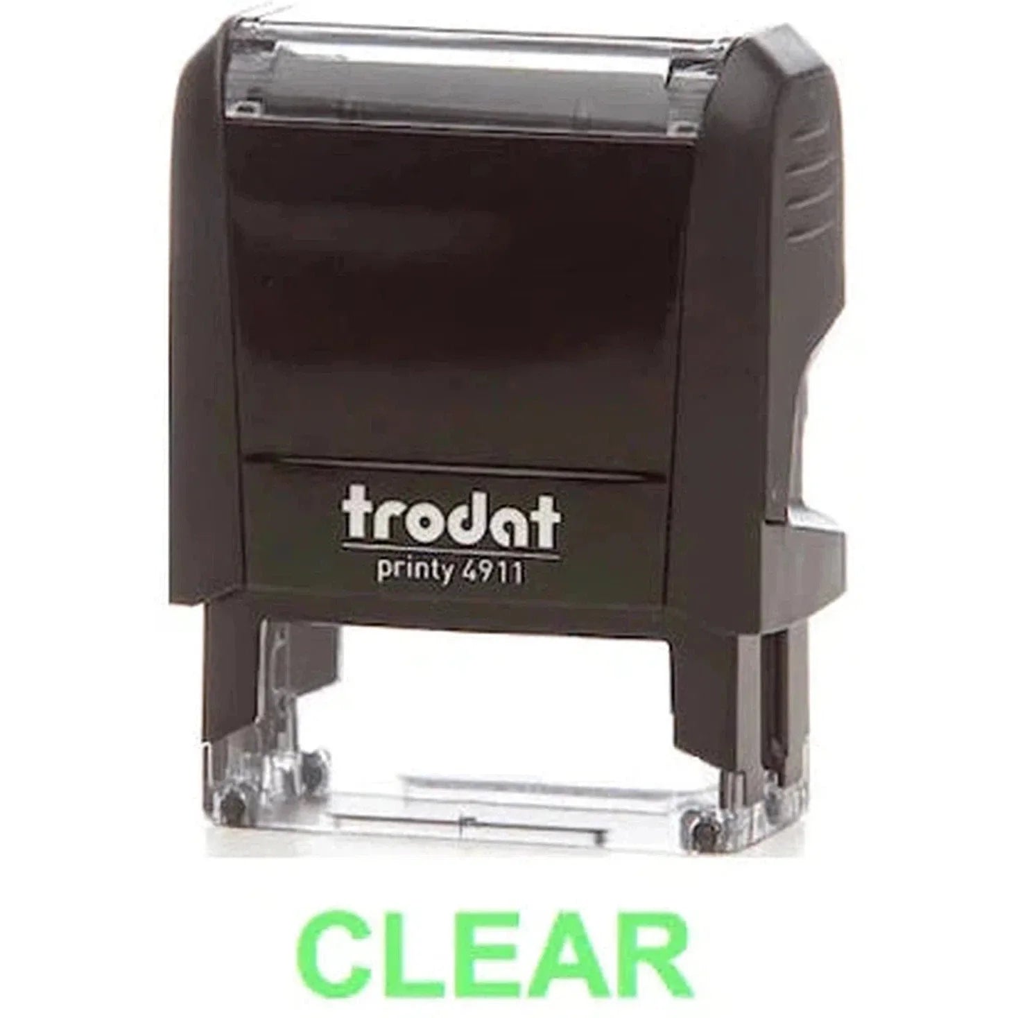 Trodat Printy 4911 Stamp "Clear" - Green