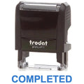 Trodat Printy 4911 Stamp "Completed" - Blue