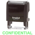 Trodat Printy 4911 Stamp "Confidential" - Green