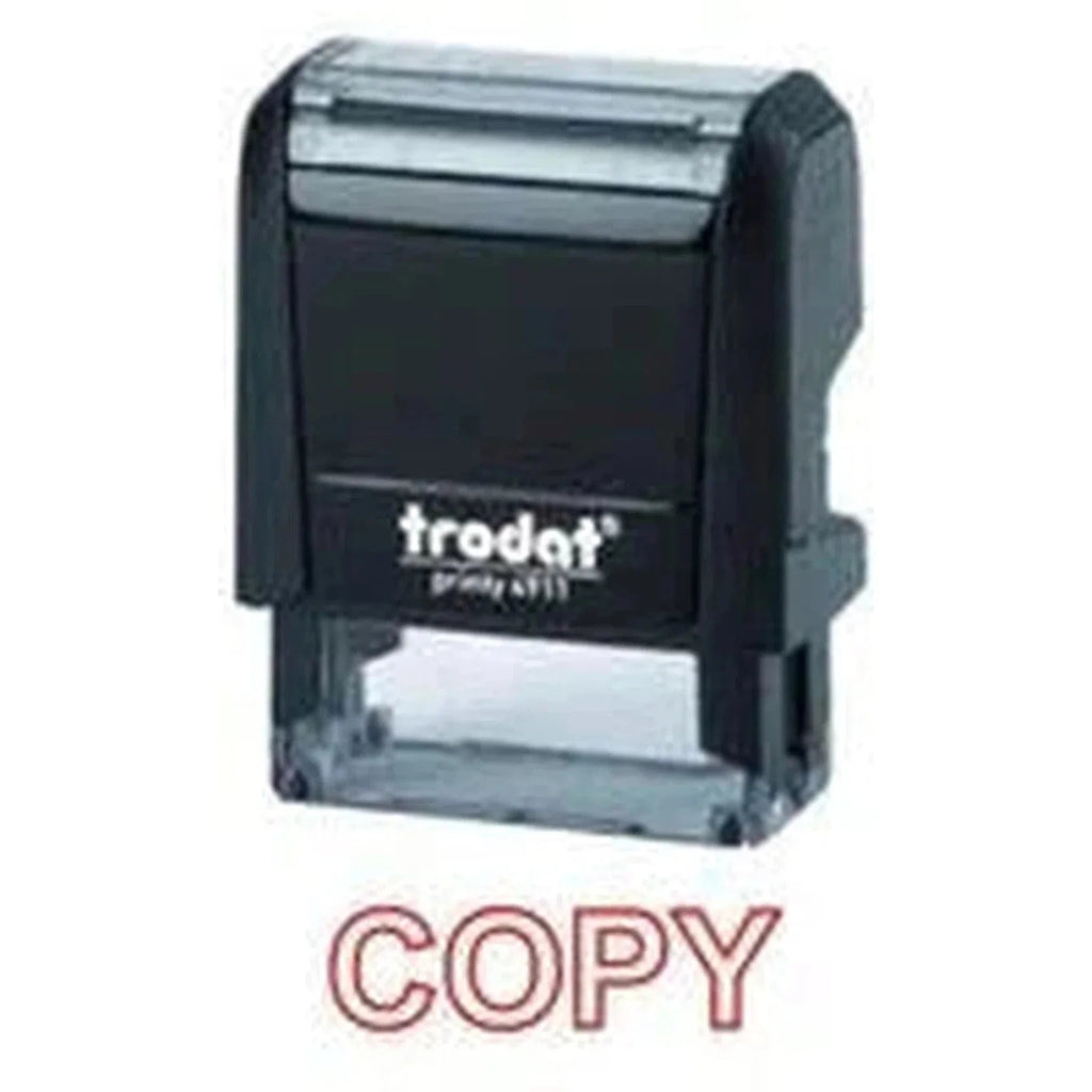 Trodat Printy 4911 Stamp "Copy" - Red