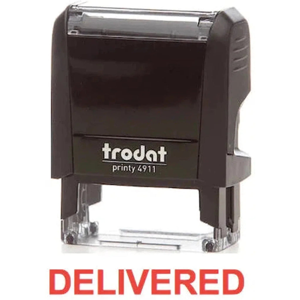 Trodat Printy 4911 Stamp "Delivered" - Red