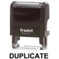 Trodat Printy 4911 Stamp "Duplicate" - Black