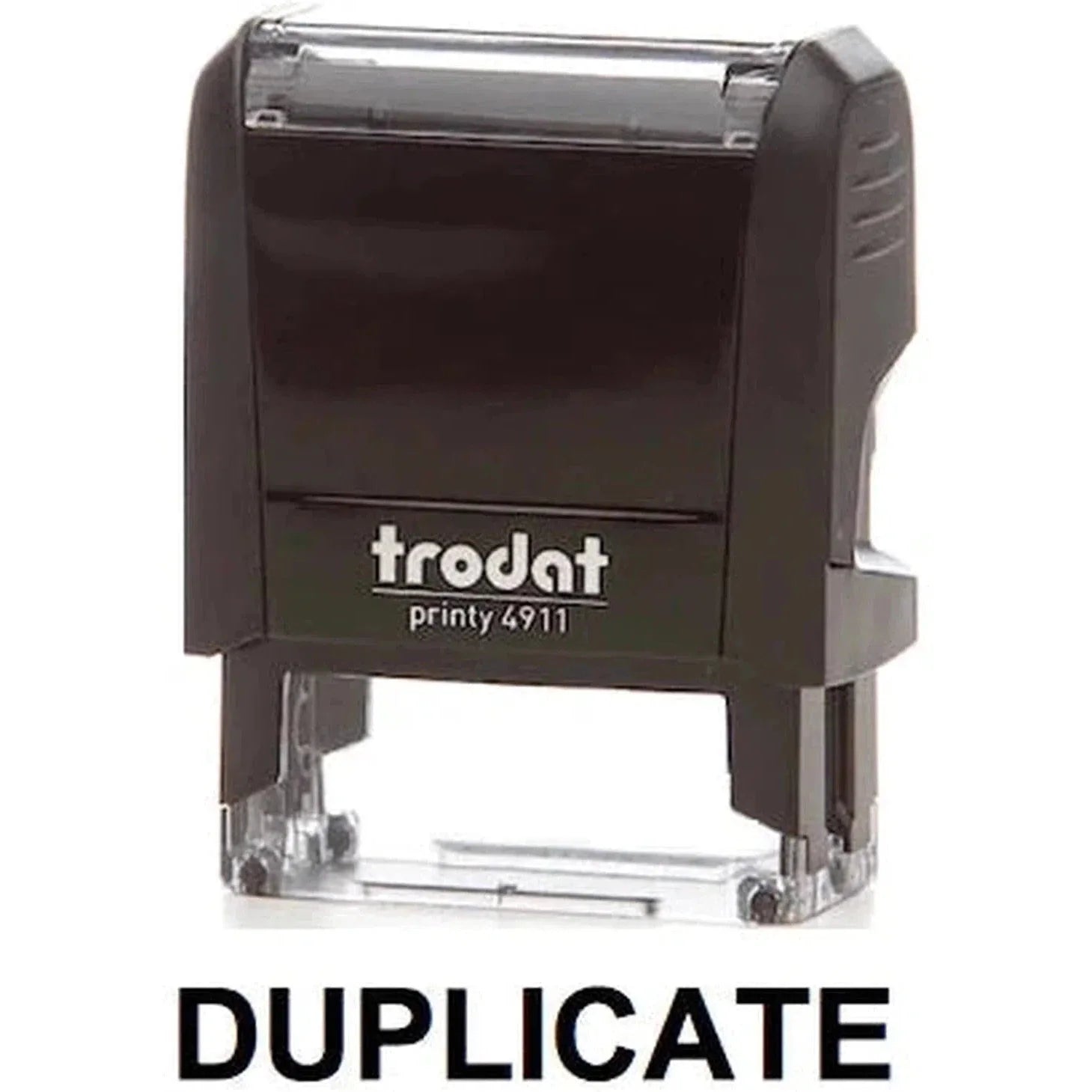 Trodat Printy 4911 Stamp "Duplicate" - Black