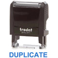 Trodat Printy 4911 Stamp "Duplicate" - Blue