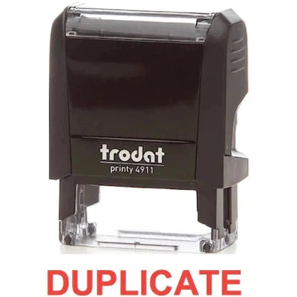 Trodat Printy 4911 Stamp "Duplicate" - Red