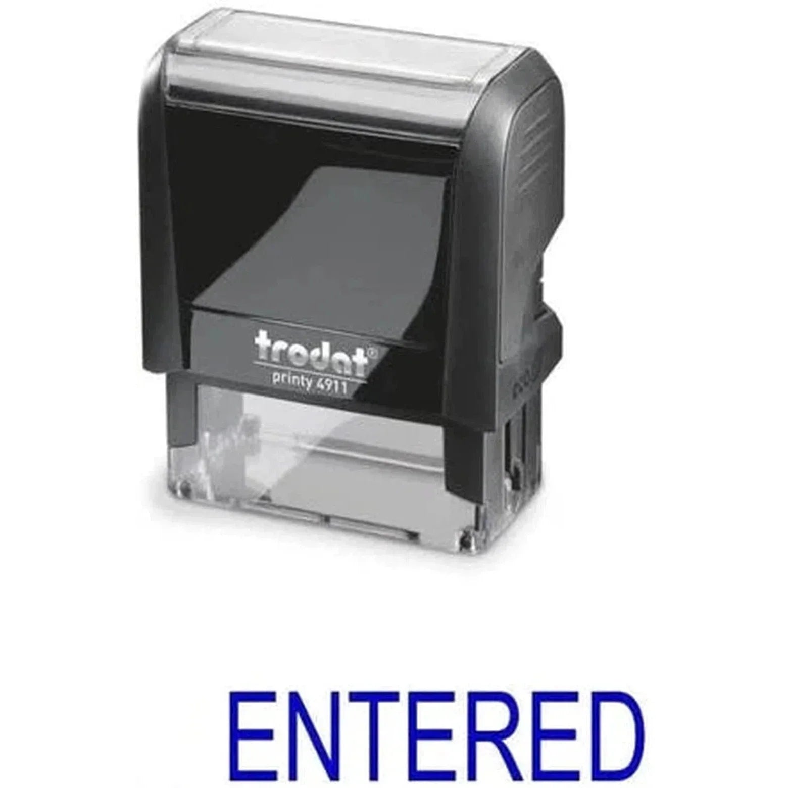 Trodat Printy 4911 Stamp "Entered" - Blue
