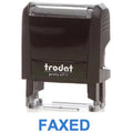 Trodat Printy 4911 Stamp "Faxed" - Blue