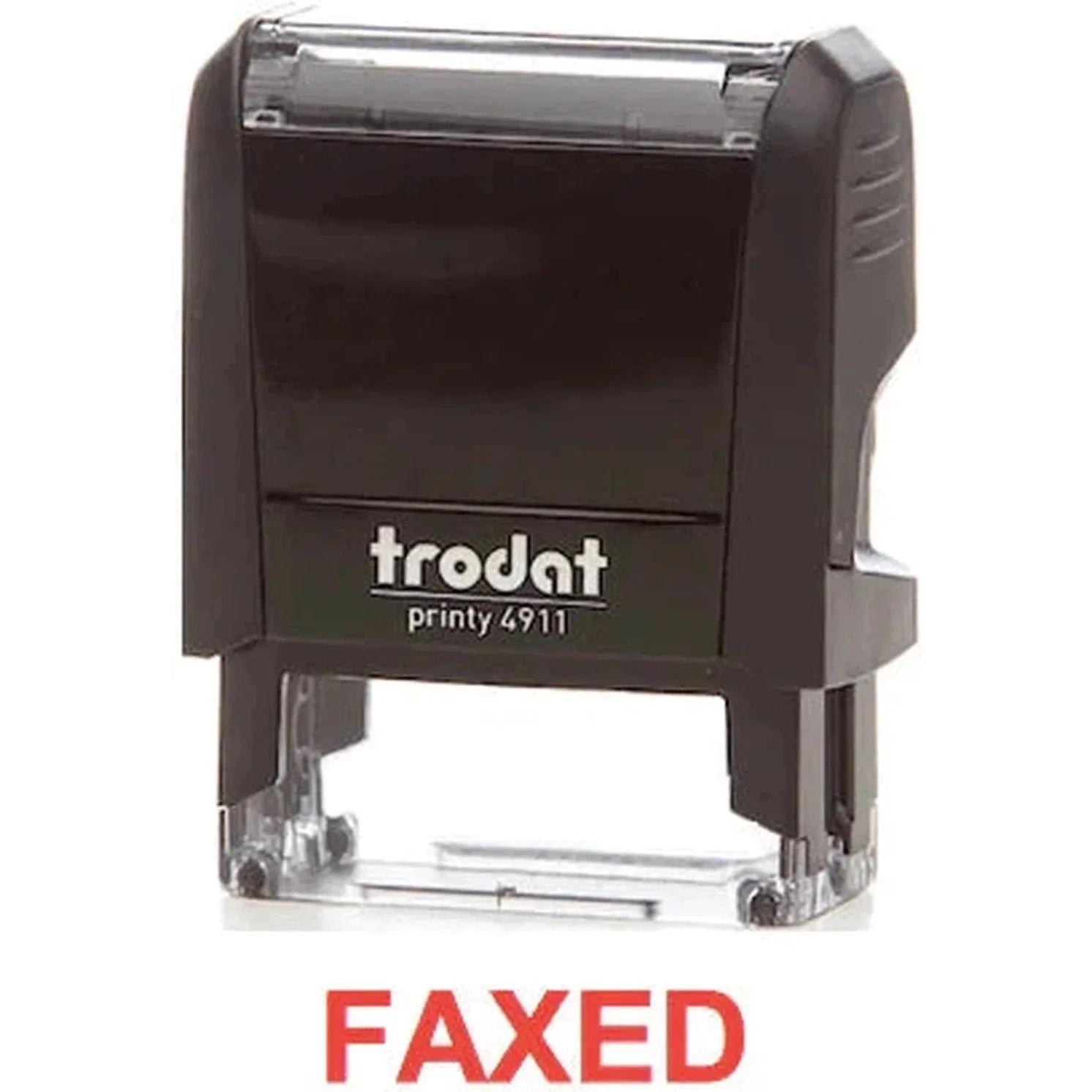 Trodat Printy 4911 Stamp "Faxed" - Red