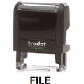 Trodat Printy 4911 Stamp "File" - Black