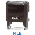 Trodat Printy 4911 Stamp "File" - Blue