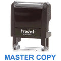Trodat Printy 4911 Stamp "Master Copy" - Blue
