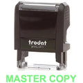 Trodat Printy 4911 Stamp "Master Copy" - Green