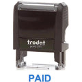 Trodat Printy 4911 Stamp "Paid" - Blue