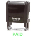 Trodat Printy 4911 Stamp "Paid" - Green