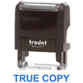 Trodat Printy 4911 Stamp "True Copy" - Blue