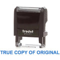 Trodat Printy 4911 Stamp "True Copy Of Original" - Blue