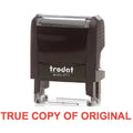 Trodat Printy 4911 Stamp "True Copy Of Original" - Red
